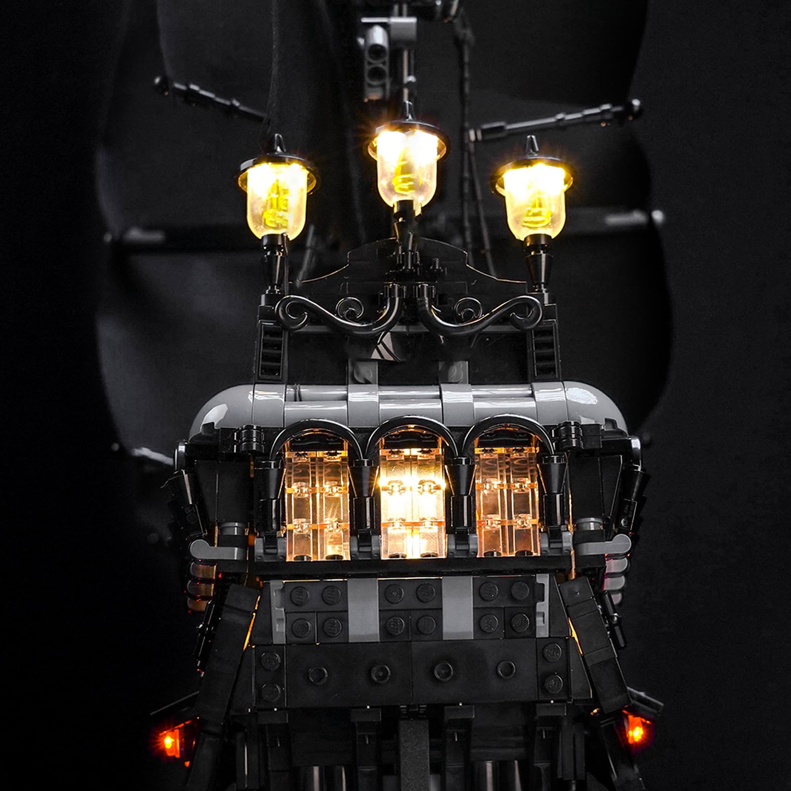 Remote Control Light Kit Compatible with Lego Captain Jack Sparrow's Pirate Ship 10365 (No Model) - Image 4