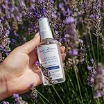 Bleu Lavande - Vaporisateur antibactérien naturel pour sanitisant les mains – 62% Alcool - Infusés avec 100% Huile essentielle de lavande pure - Pas de fragrances artificielles - Taille des voyages - Fabriqué au Canada - 60ml - 4-Pack