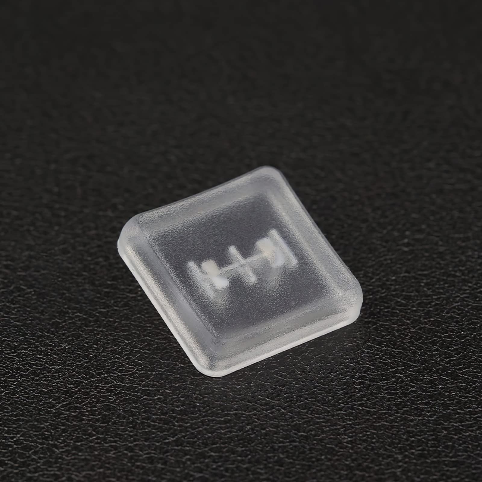 Niskoprofilowy Klawisz, Czarny Biały Przezroczysty PBT Pusty Klawisz Do Klawiatury Mechanicznej Kailh 1350 Chocolate Low Switch (Color : White Transparent, Size : 70PSC)