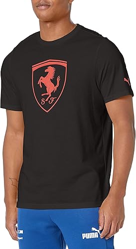 PUMA Men's Ferrari Race Tonal Big Shield Tee
