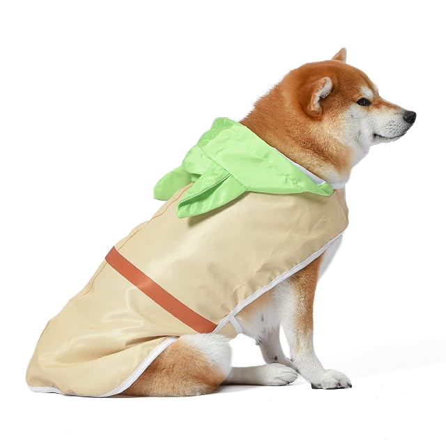 Star Wars Chubasquero Yoda para Mascotas, Mediano