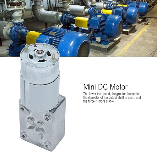 Miniatura 4 de Motor de engranaje helicoidal 5840-555, motor de engranaje helicoidal turbo de 12 V24 V, motor de engranaje de turbina autobloqueante de 12 a 470