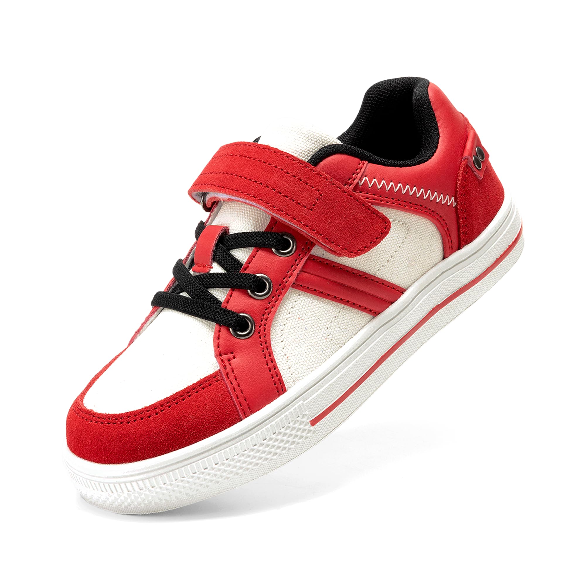 Dream Pairs Chłopięce modne trampki dziecięce niskie trampki buty do biegania wszystkie czarne rozmiar 6 US maluch / 5 dziecko UK 151014-K, rozmiar