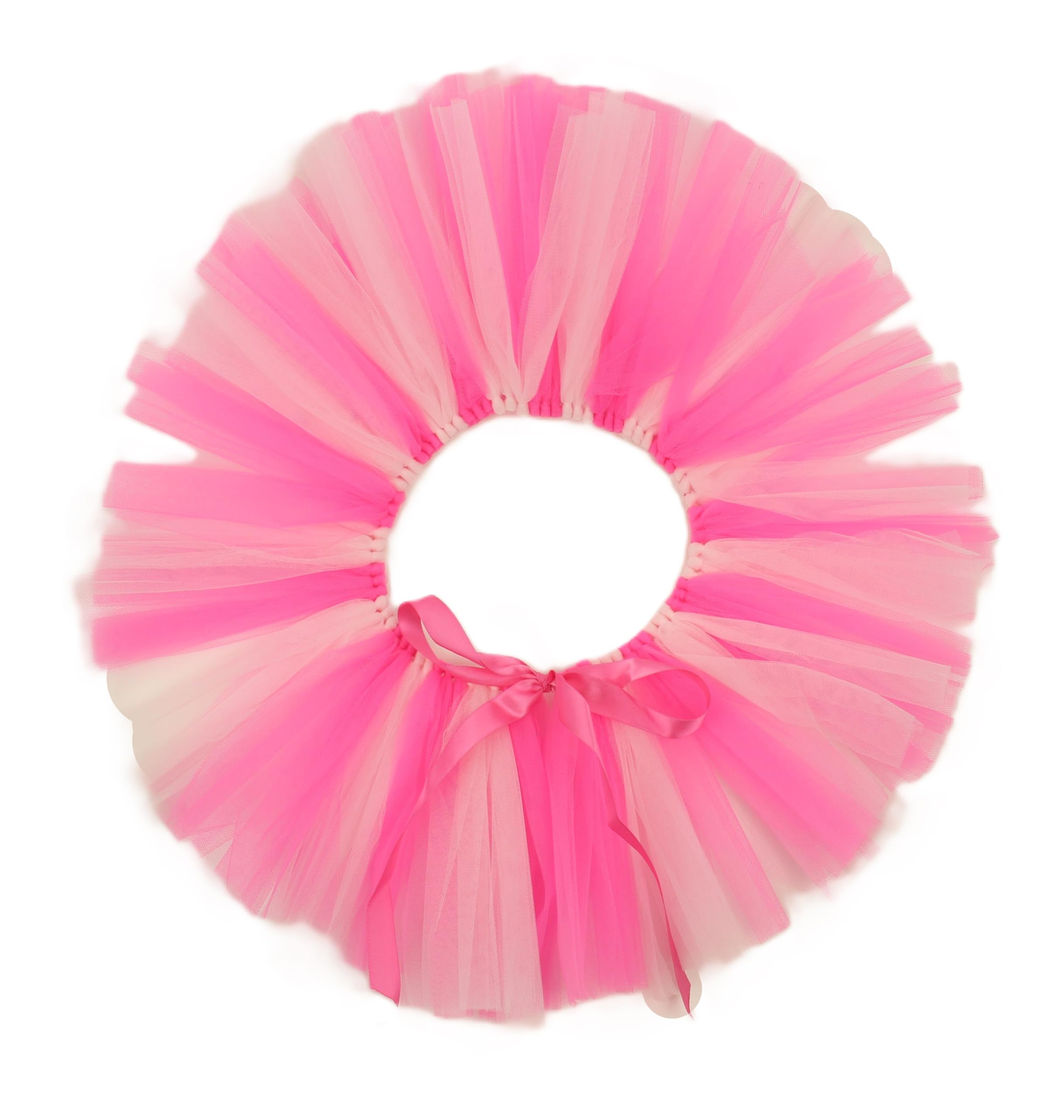 Hand Crafted in USA Pink/Hot Pink Mesh Ballerina Tutu Skirt for Dogs and Cats