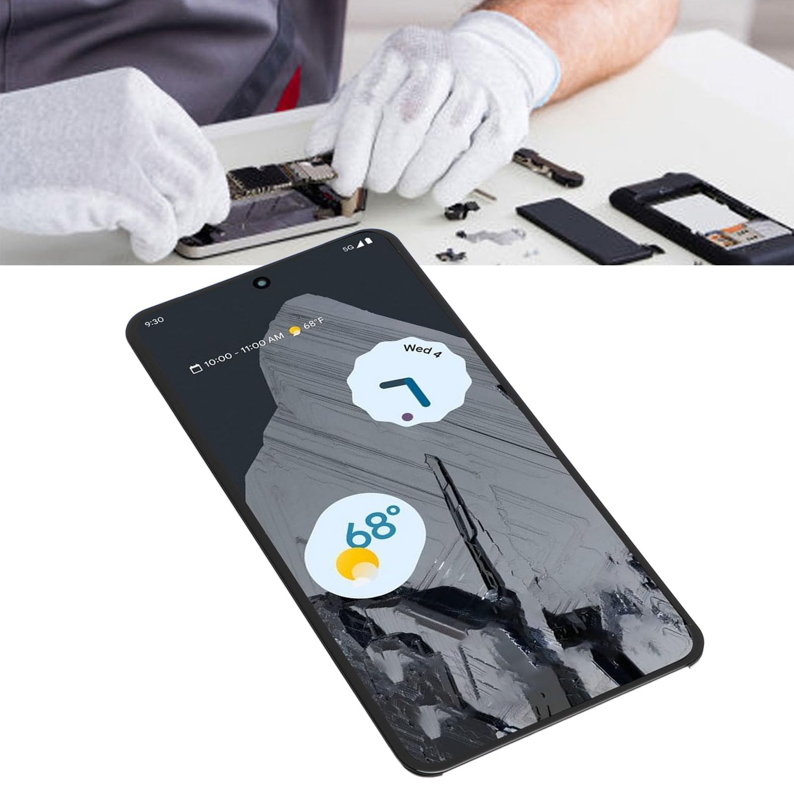 Luocute 6.7 Pollici Schermo di Ricambio AMOLED Touch per Smartphone