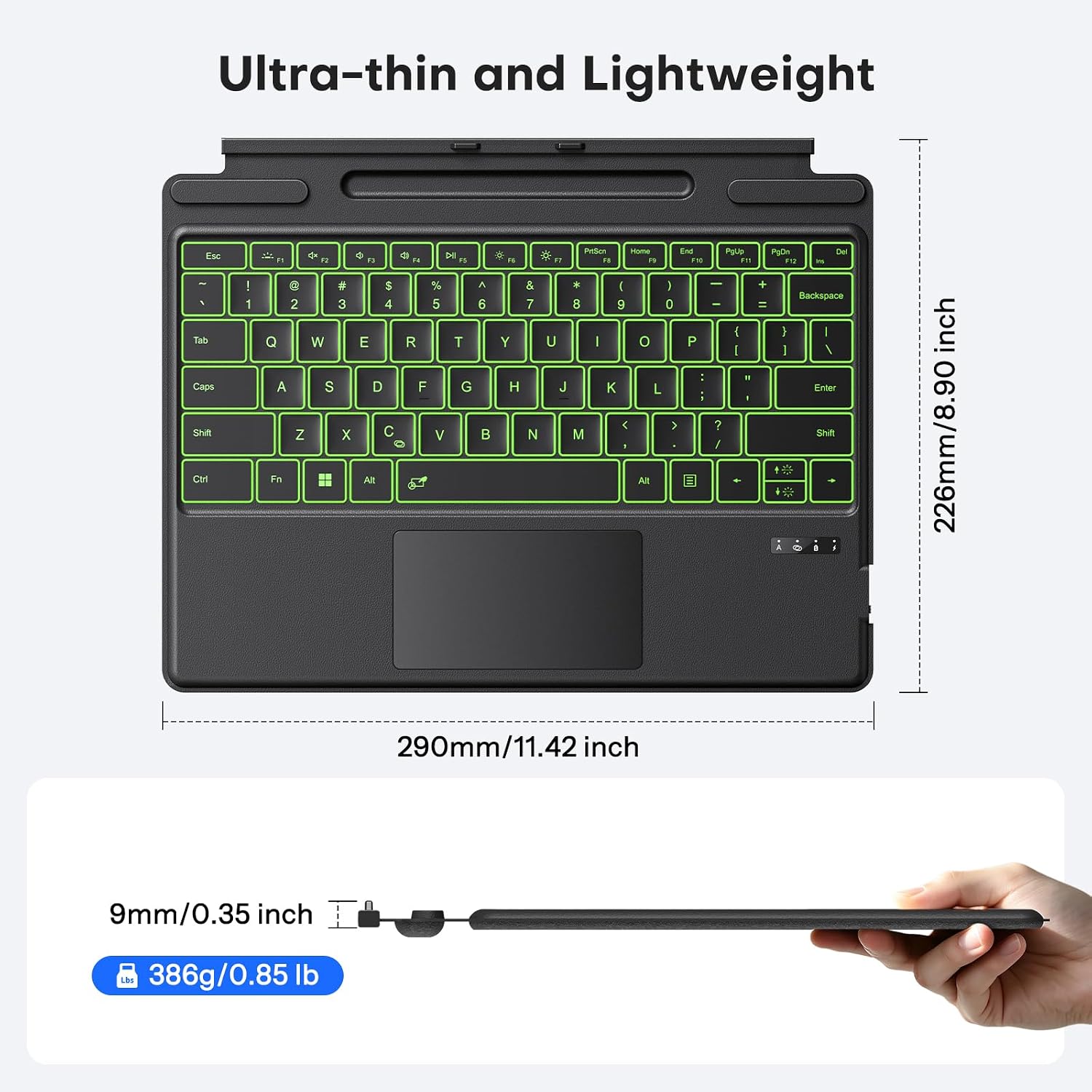 TECURS Bluetooth Keyboard for Microsoft Surface Pro 11/10/9/8/X 13 inch 6 71Jc2fID6DL. AC SL1500
