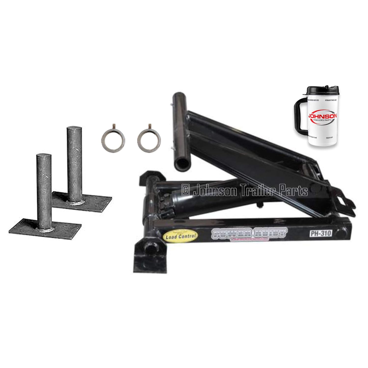 3 Ton (6,000 lb) Dump Trailer Hydraulic Scissor Hoist PH310 Perfect