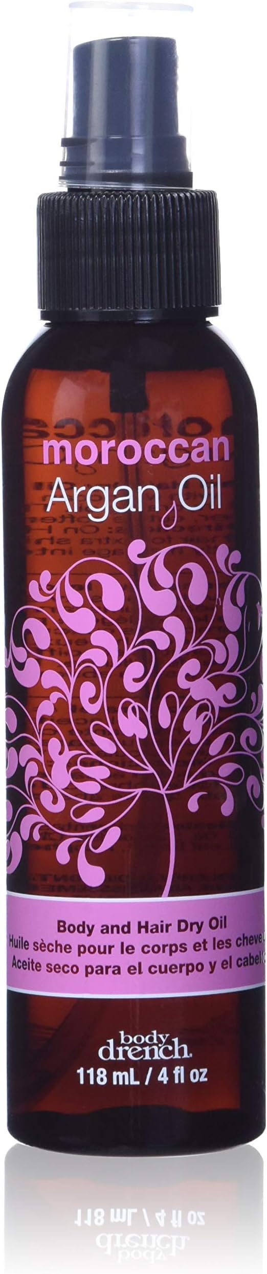 Exotic Moroccan Argan Oil Body and Hair Dry Oil, 4 Ounce