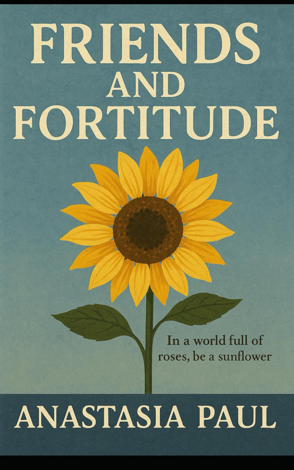 Friends and Fortitude: “In a world full of roses, be a sunflower.”