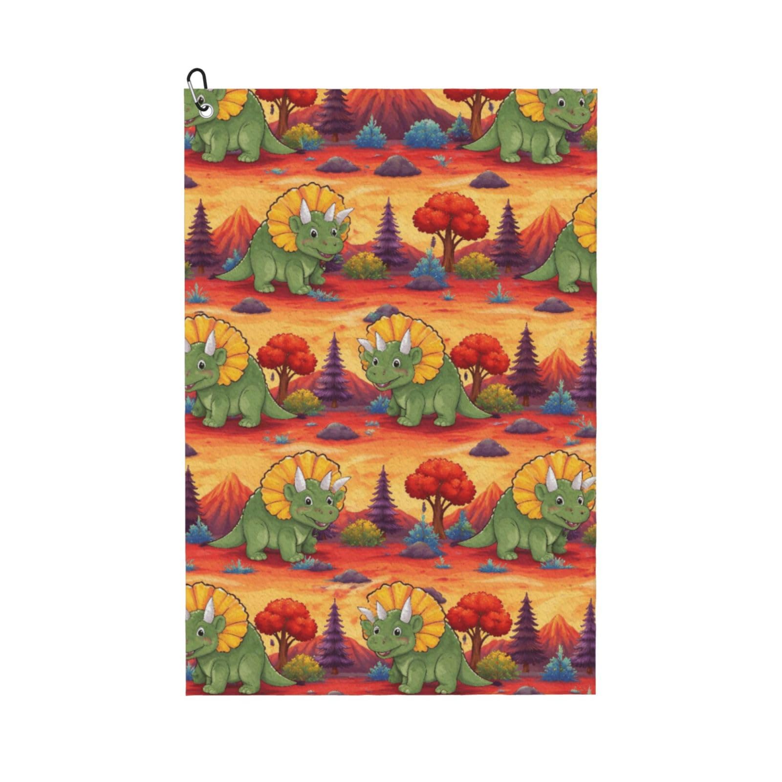 BSDFGSDD Triceratops Dinosaur Golf Towel 24 x 16 inches