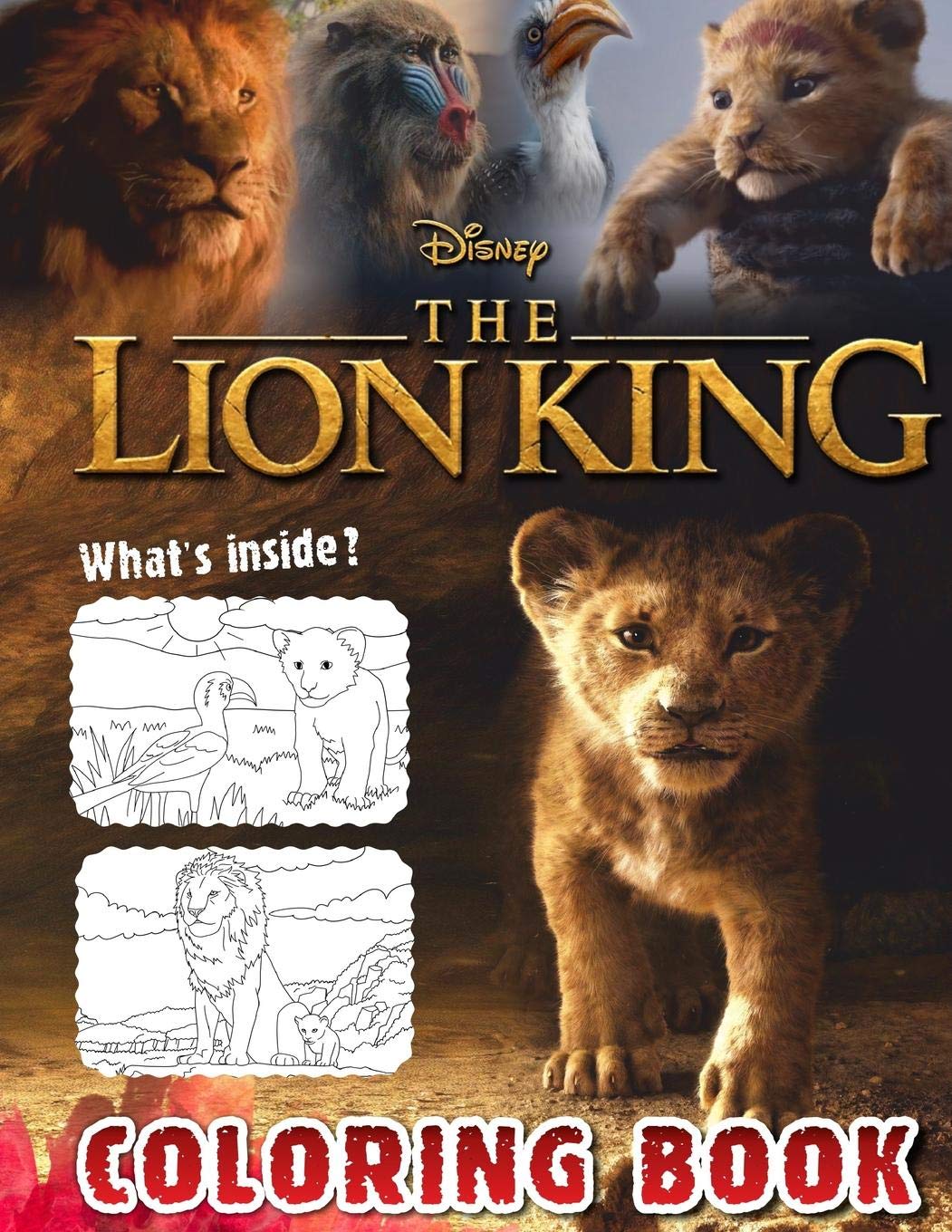 Buy Lion King Coloring Book Lion King 2019 Coloring Book, Disney 2019
