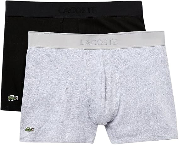 Amazon ラコステ アンダーウェア 公式 ワニロゴパッチスタンダードボクサーパンツ メンズ ボクサー 通販