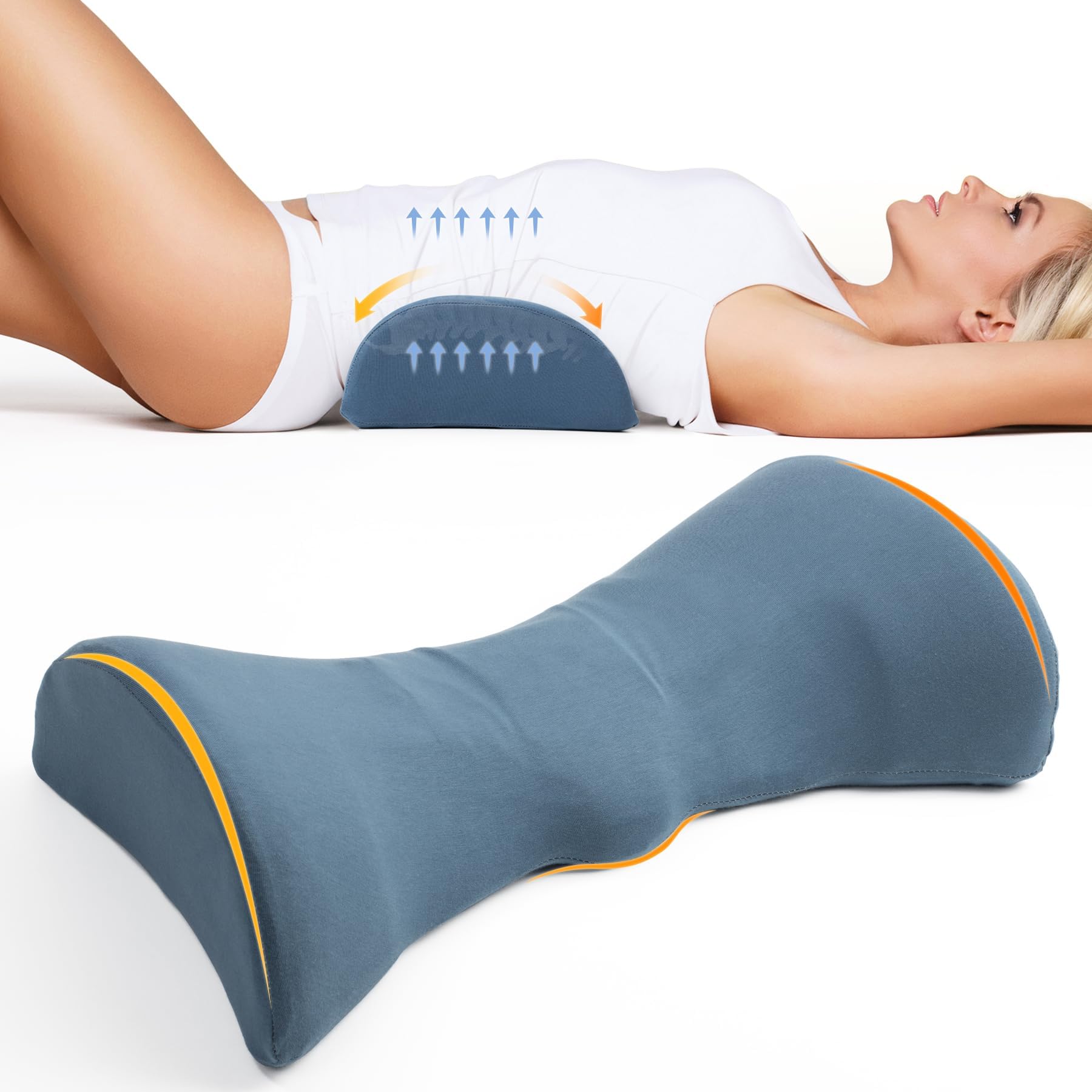 EsonTuring Lumbar Support Pillow for Bed Relief Lower Back