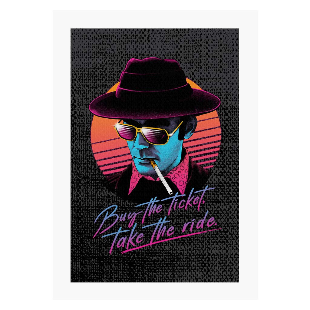 Cloud City 7 Thompson Buy The Ticket Take The Ride A4 Print