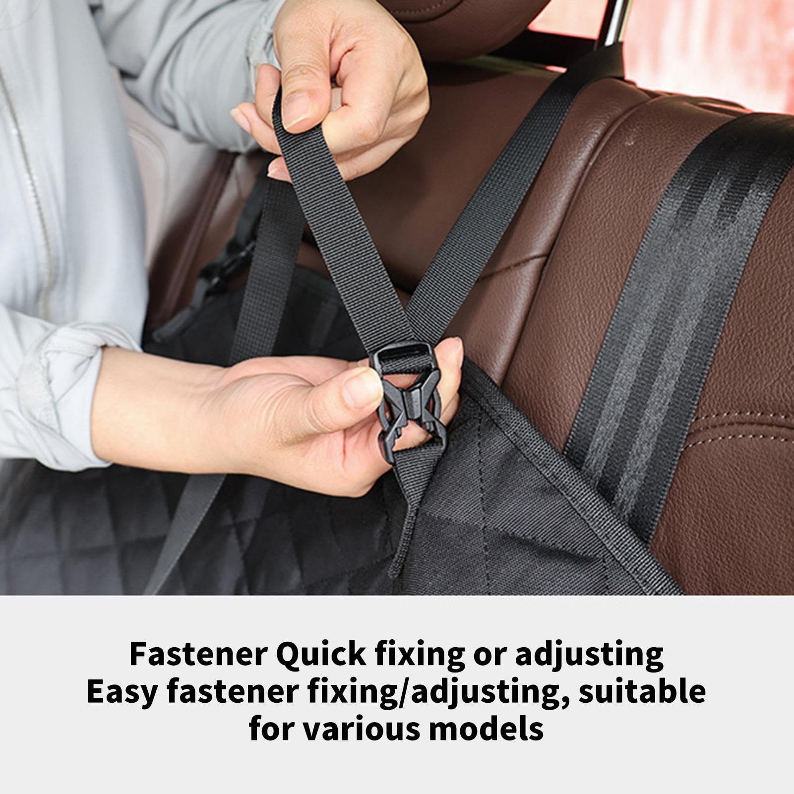 Cama Multifuncional Para Perros - Asiento De Coche Portátil Para Perreras | Transportador De Seguridad De Viaje Para Productos Para Mascotas | Asiento De Coche Para Perro Con Cinturón De Secador