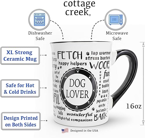 Miniatura 2 de Taza de café de cerámica para amantes de los perros, regalos de Navidad para mujeres, hombres, dueños de perros, mamá de piel, mamá de perro,