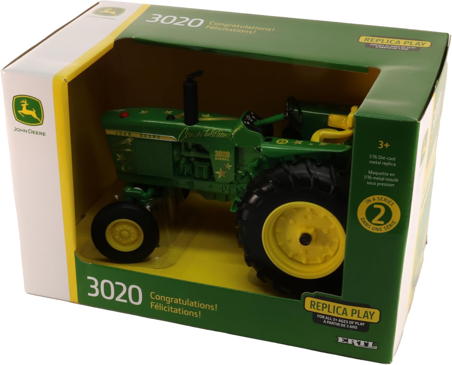 John Deere 1/16 Celebration 3020 Tractor Toy - LP84516