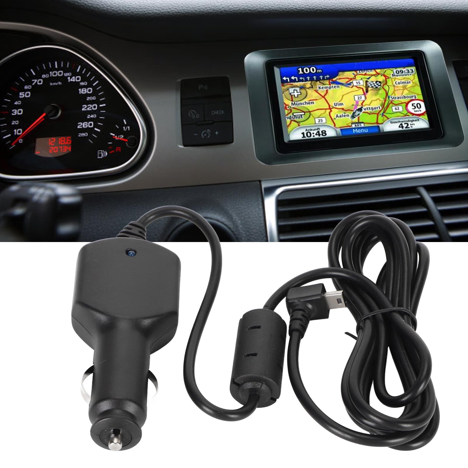 Ladekabel for Garmin GPS ZUMO 220 350LM, Netzkabel for Garmin GPS, 10 W USB-Ladekabel, Auto-GPS-Ladekabel for Garmin, 5 V 2 A