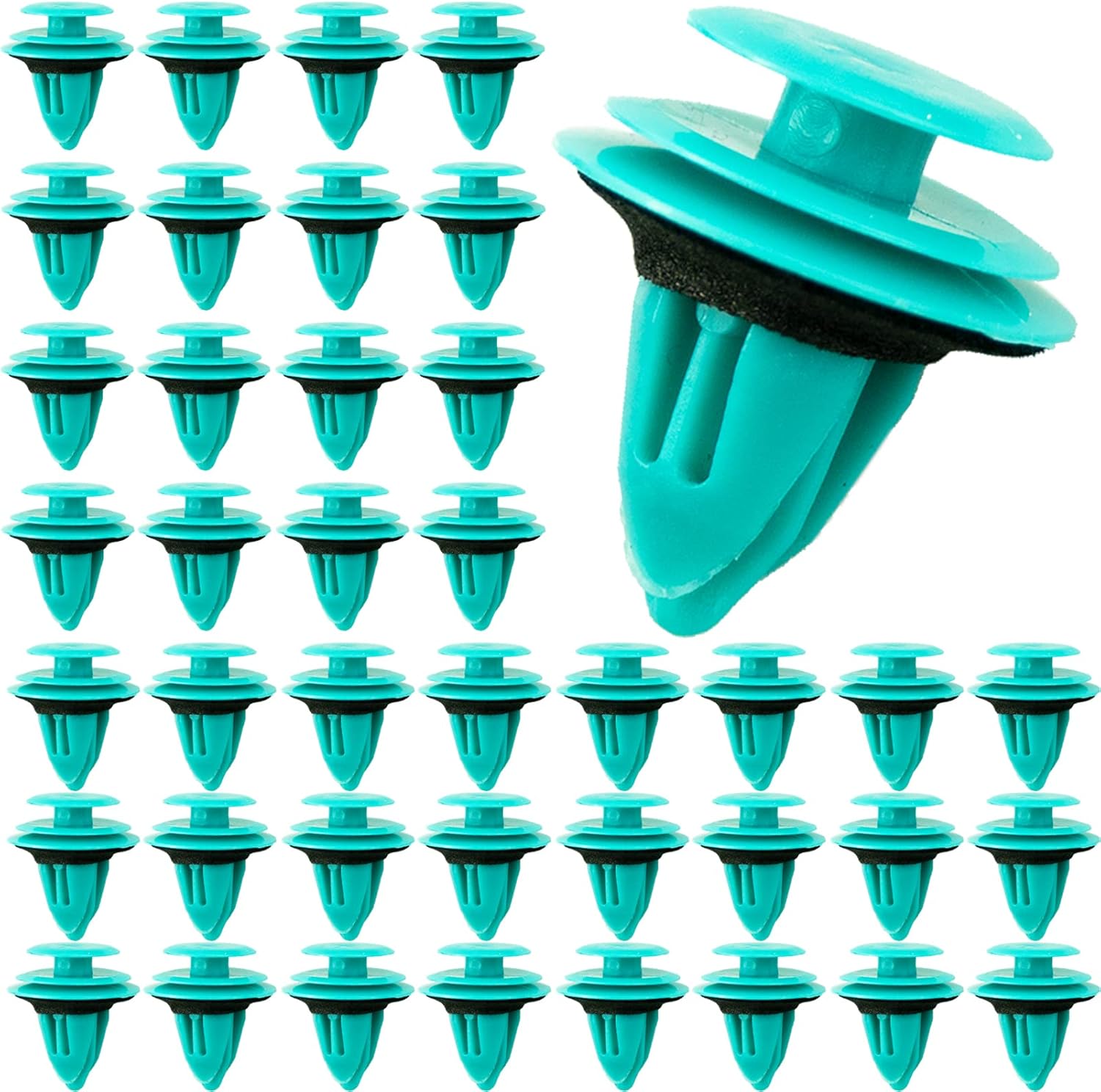 100 Pieces Car Door Clips Car Trim Clips Fastener Clips Compatible with