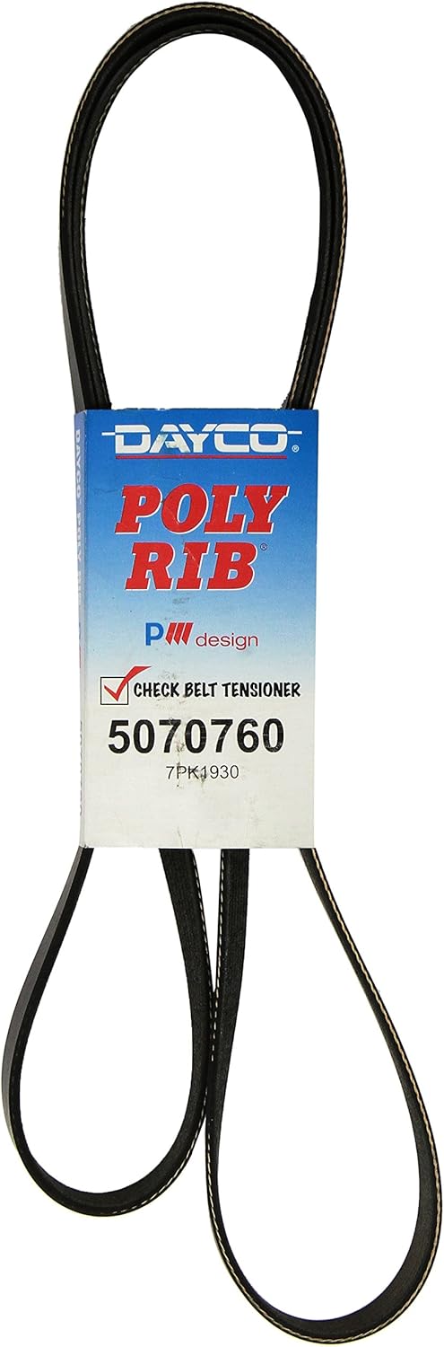 Dayco 5070760 Serpentine Belt , Black
