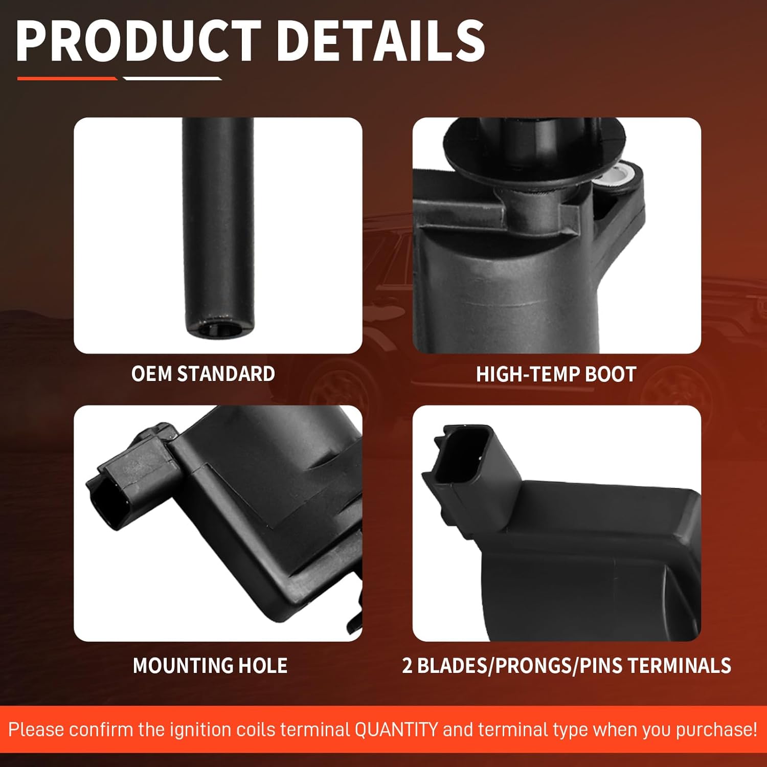 DRIVESTAR set of 6 Ignition Coil Pack Spark Plugs Compatible for 2001-2007 Ford Escape 2005-2007 Five Hundred 2003 2004 Taurus 2000-2004 Mercury Sable Mariner Montego Tribute 3.0L V6