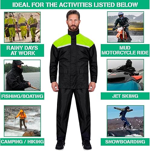 Miniatura 4 de Viking Cycle mens Rain SuitRain jacket