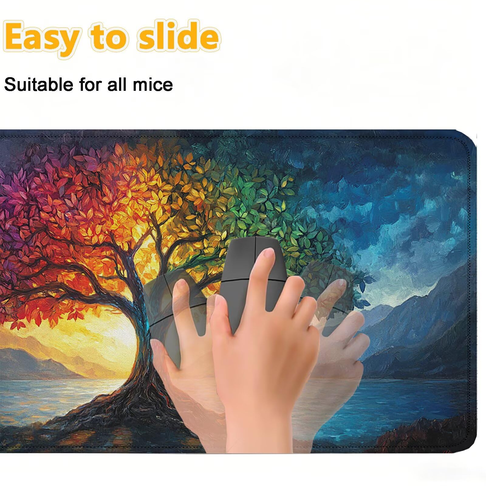 Tapis de Souris XXL Tapis de Souris Gaming 900 x 450 mm Couleur 0-z77