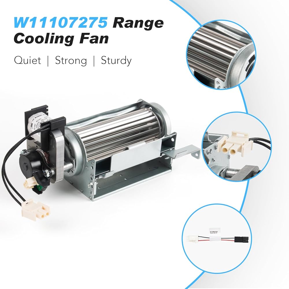 Amazon.com: W11107275 Range Control Panel Cooling Fan for Amazon.com: W11107275 Range Control Panel Cooling Fan for
