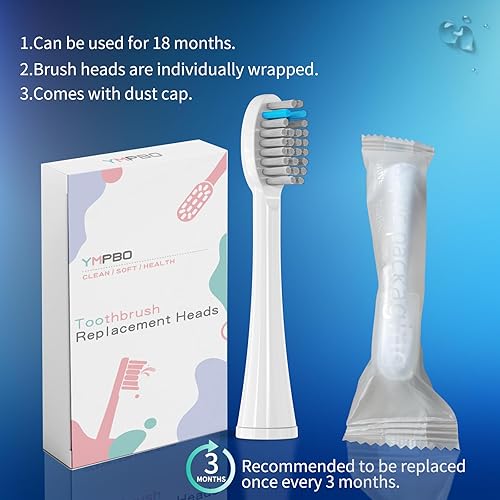 Miniatura 6 de Cabezales de repuesto para cepillos de dientes compatibles con Waterpik Sonic Fusion SF01 SF02Sonic Fusion 2.0 SF03 SF04, 6 cabezales de repuesto