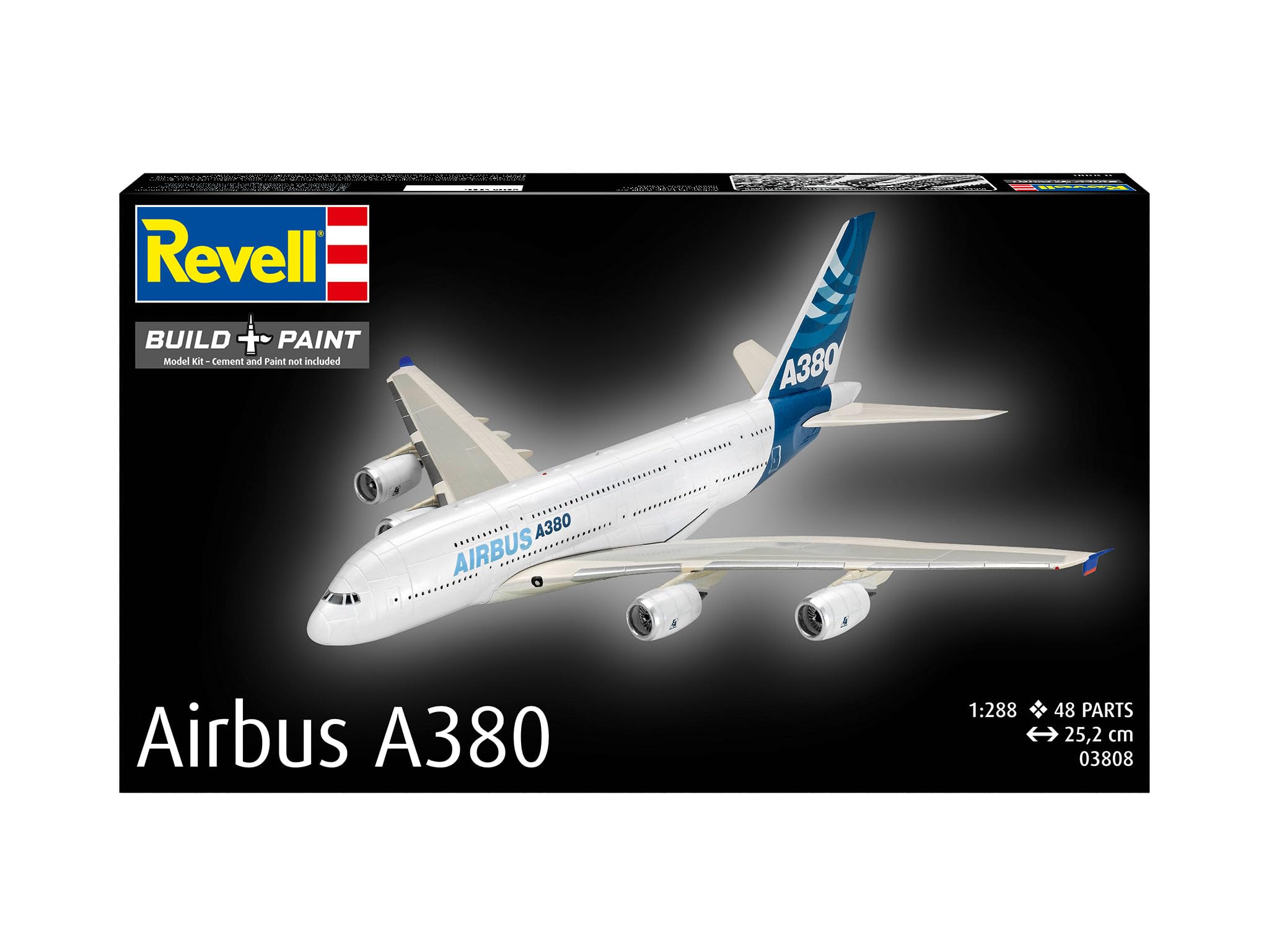 REVELL German Level 1/288 Airbus A380 Plastic Model 03808 : Amazon