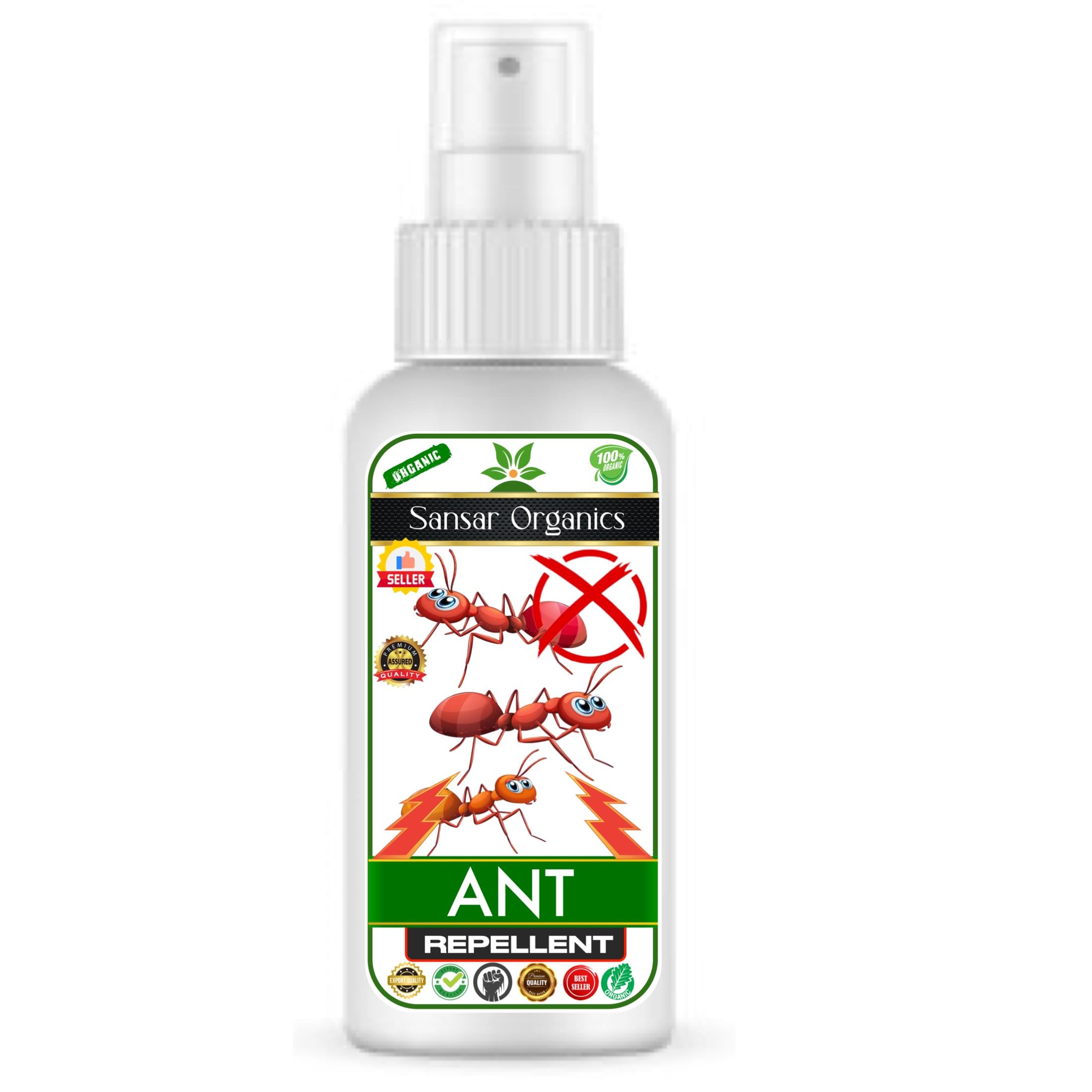 Sansar Organics® Ant Repellent Spray, Ready to Use for Home, Office, Warehouse | Eco-friendly | Non-Toxic & Biodegradable | Refreshing Fragrance | Chemical-Free (15 days Protection) (100 ml) (B0D8KTRHJH) Amazon Price History, Amazon Price Tracker