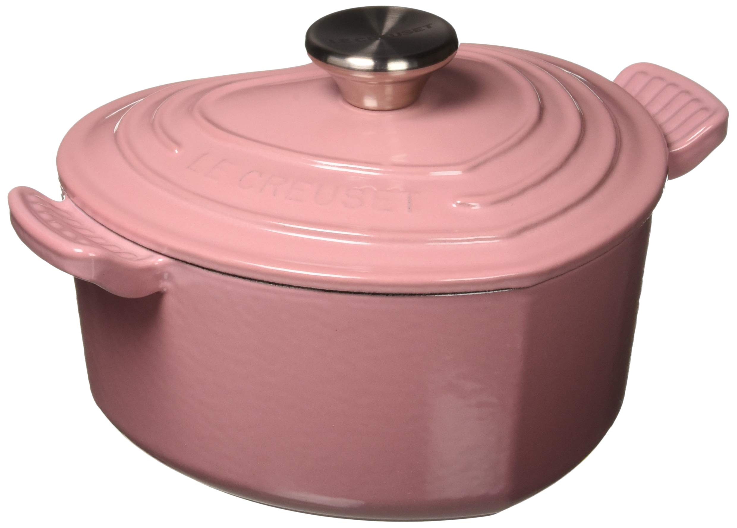 Le Creuset Signature Cast Iron Heart Shaped Dutch Oven With Stainless Steel Knob, 2.25 quart