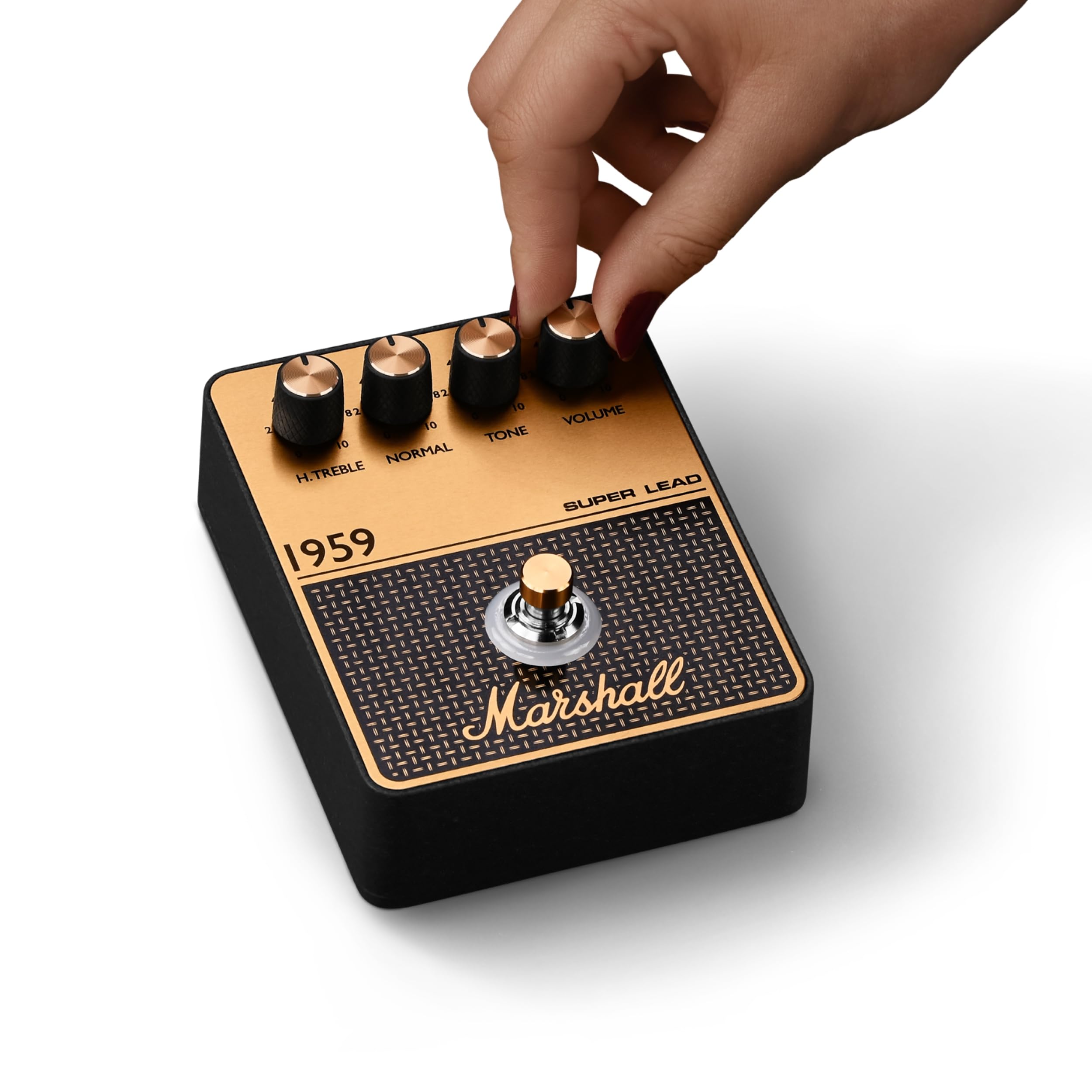 Marshall 1959 Overdrive/Distortion Pedal - Black and Gold : Amazon