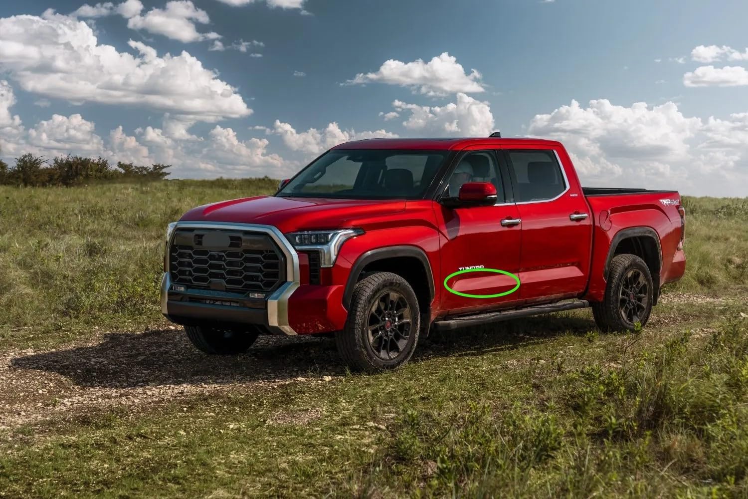 Silver with Matte Black Outline Body Side Molding Trim Compatible with 2022 and up Tundra, 2023 and up Sequoia