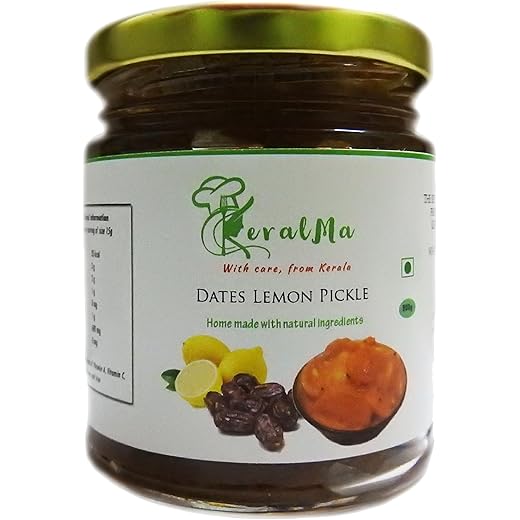 KeralMa Dates Lemon Pickle - Sweet 200g