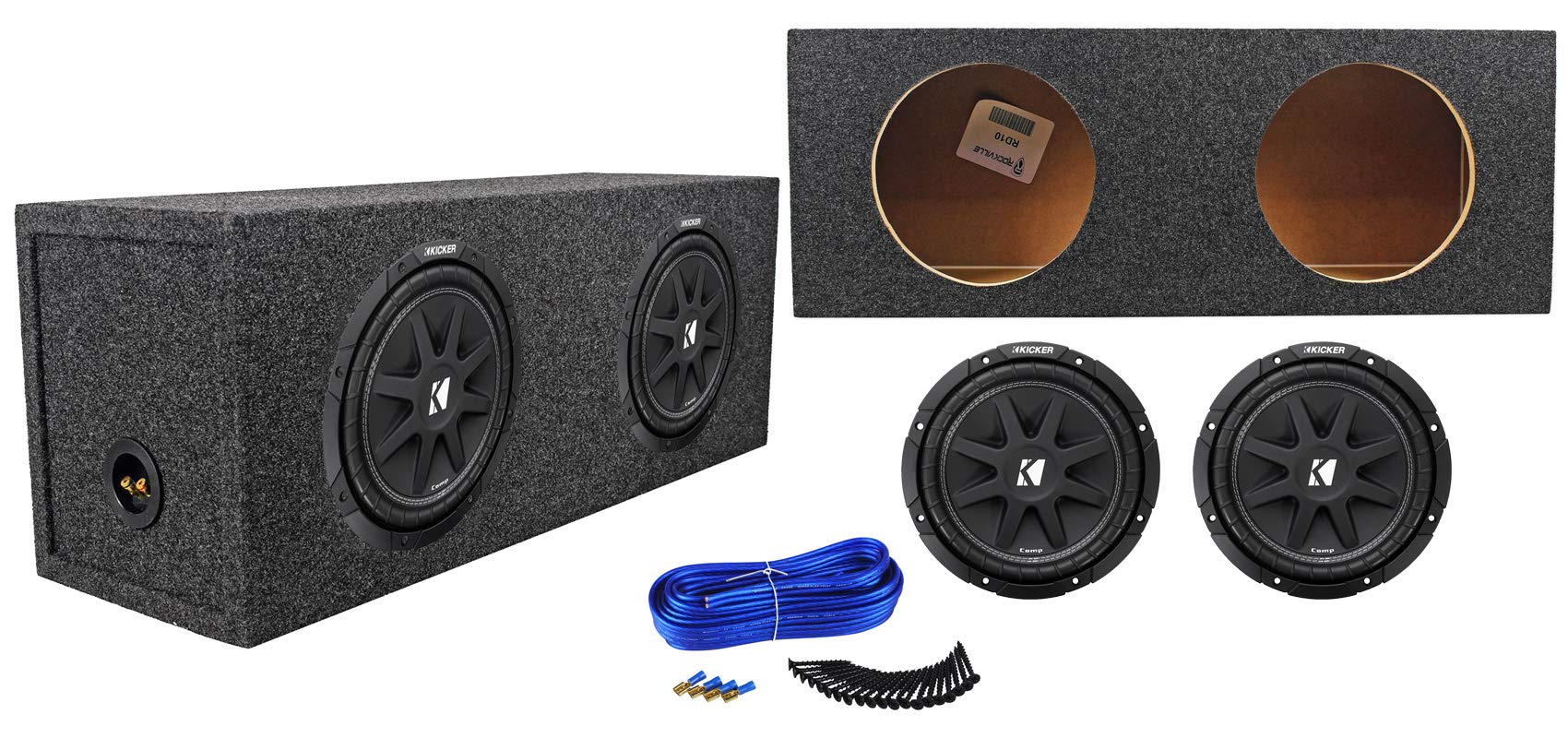 Amazon.com: KICKER (2) 43C104 Comp 10