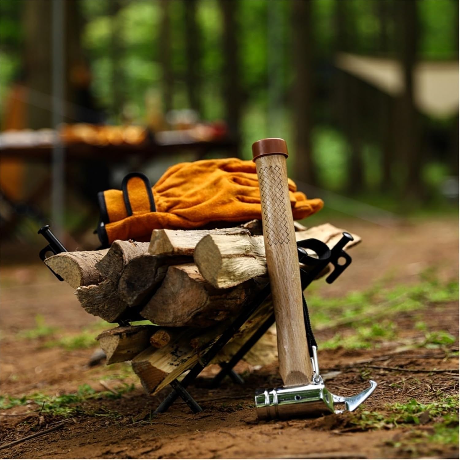 INLIMA Hammer Camping Hammer Outdoor Hand Tools Tent Canopy Household Nail Puller