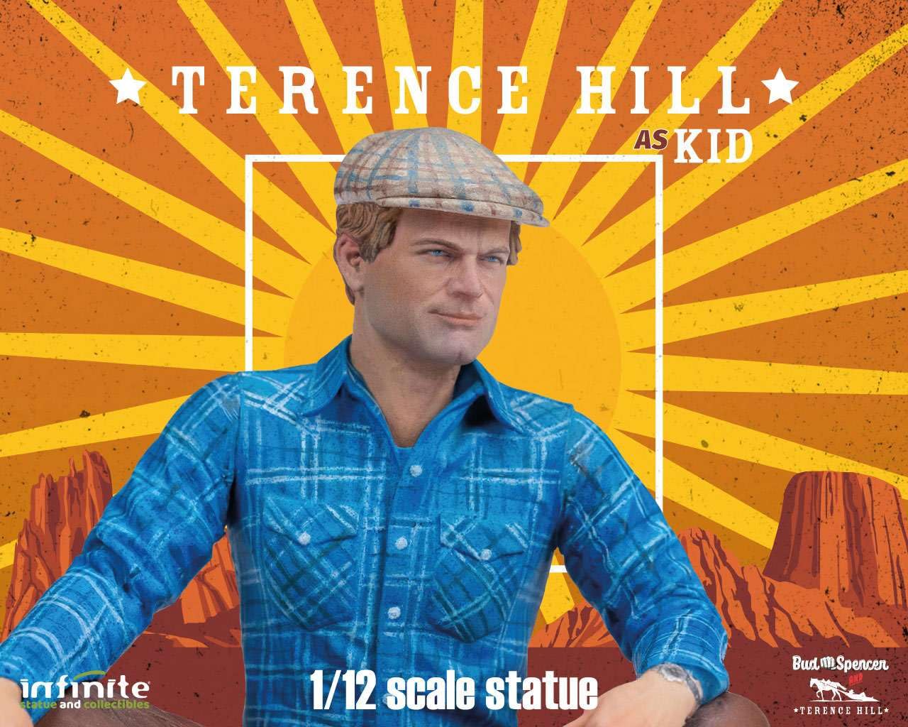 Infinite Statue TERENCE HILL Kid - Movie Scene Watch Out, We're Mad! - PVC Collectible Figure Statue - 1/12 Scale - Height 8 cm, 94780 - Image 2