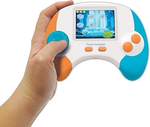 Miniatura 4 de Lexibook Power Console - Consola de juegos bilingüe educativa con 100 actividades, inglésespañol, JCG100i2