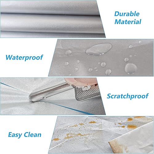 Miniatura 3 de Funda para automóvil con cremallera, 2 capas completas para automóvil, impermeable, protección UV, a prueba de nieve, polvo, funda universal para