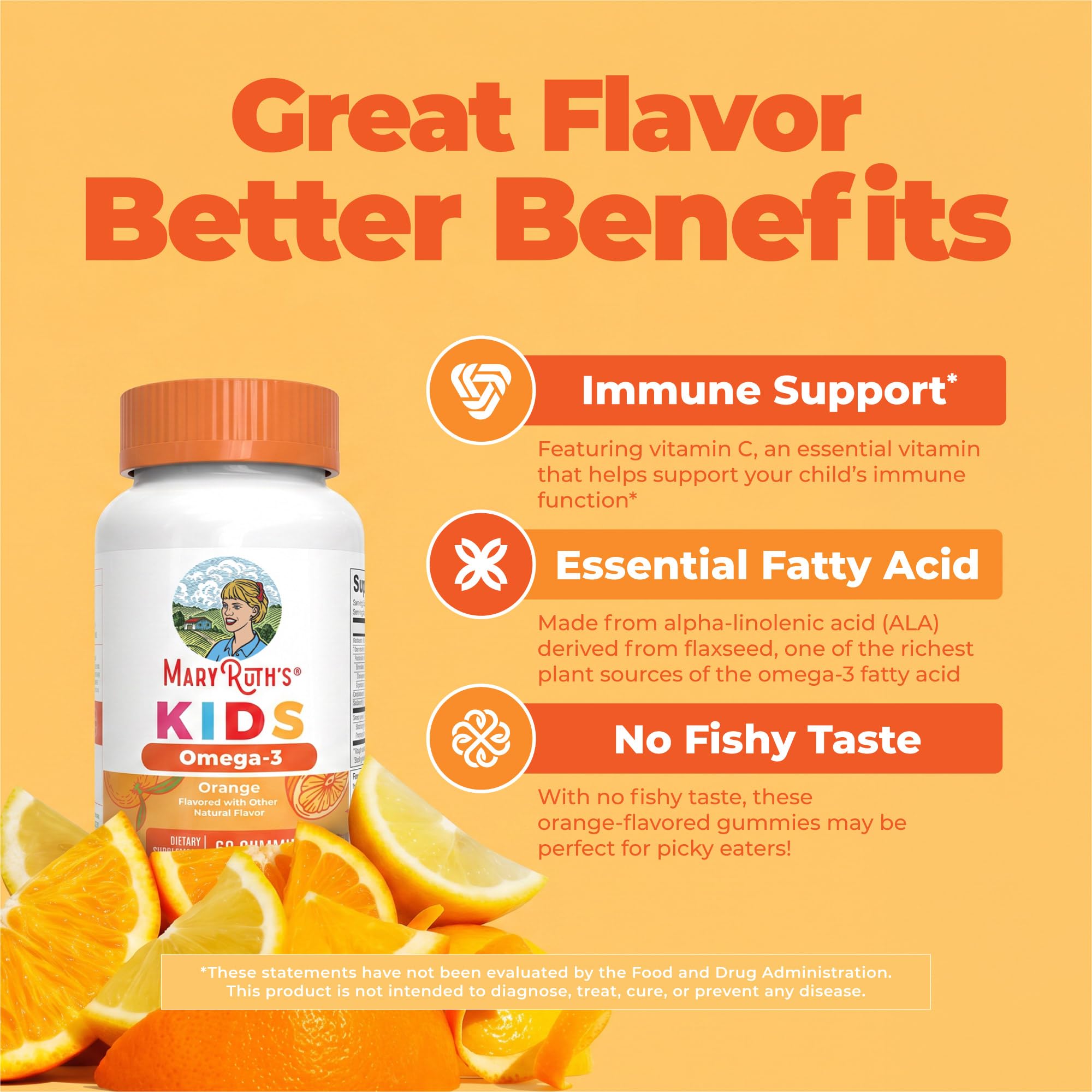MARYRUTH'S Vegan Omega 3 Gummies for Kids, No Fish Taste, 2 Month Supply — Amazon image 4