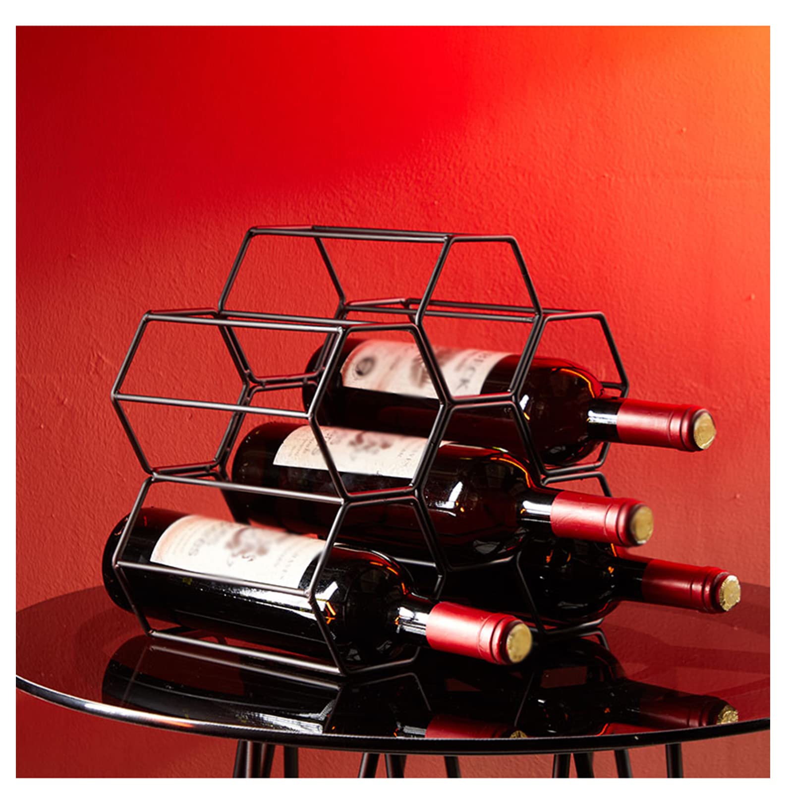 Portabottiglie per Vino a Nido d'Ape, Portabottiglie Decorazione per la