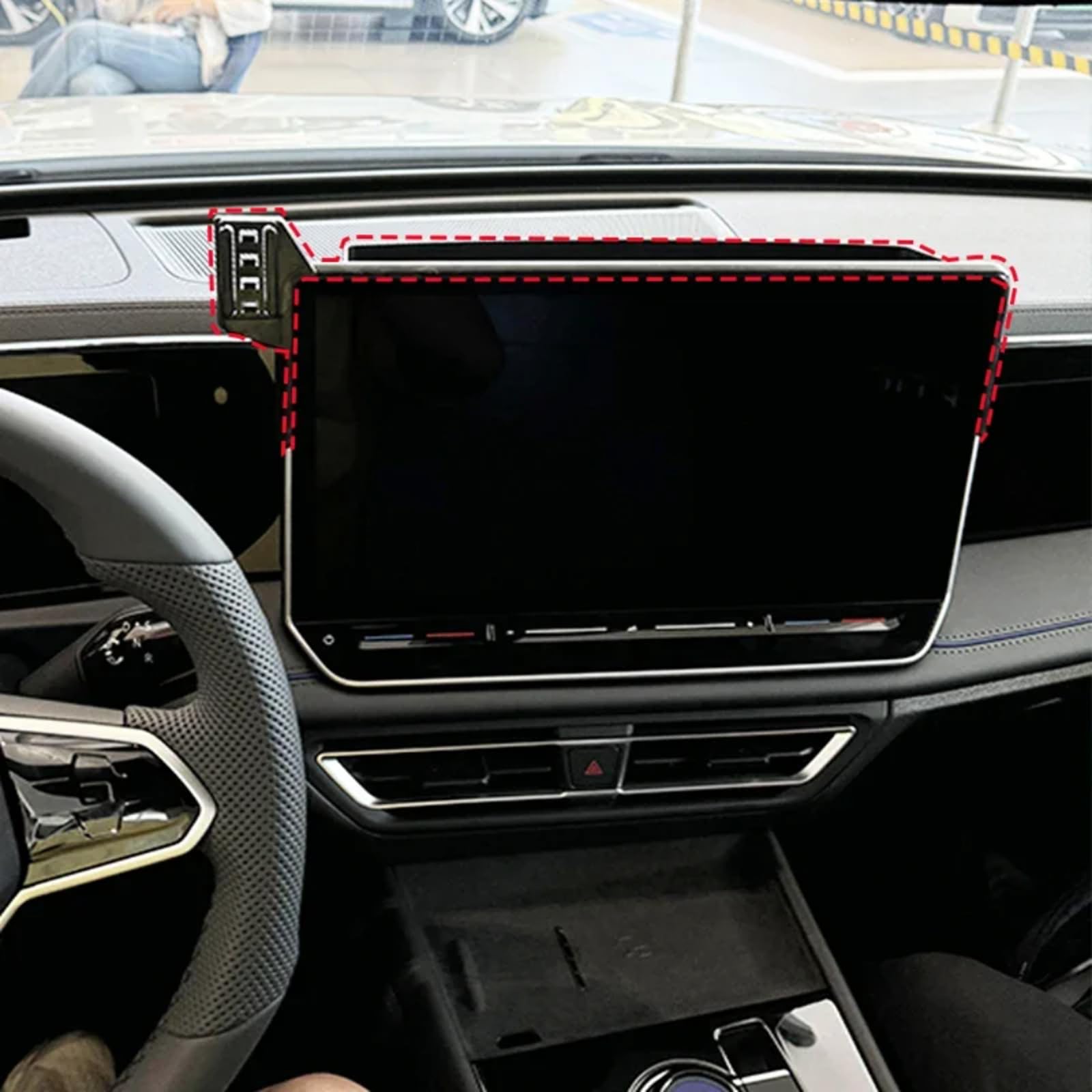 Uchwyt samochodowy dla VW Tiguan 2024-2025, Uchwyt na telefon samochodowy