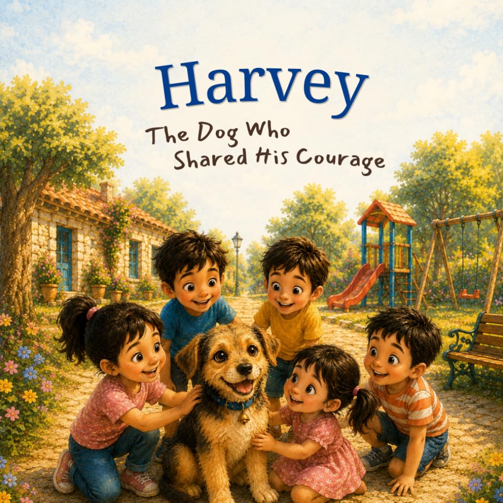 Harvey The Dog Who Shared His Courage: A Gentle Bedtime Story for Kids