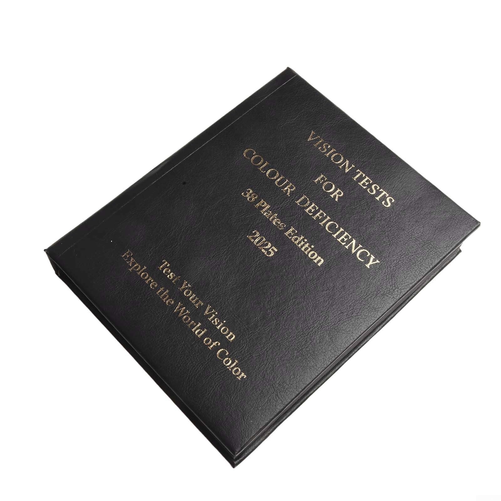 Ishihara - Libro di test di optometria con design unico dell'album, include 38 piastre di prova essenziali