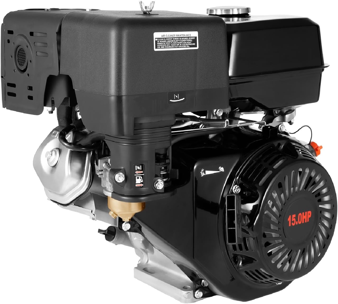 Amazon.com: Leweiiq 4 Stroke 15HP 420CC Gas Motor Engine OHV Gasoline ...