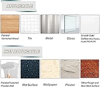 Vista 7 de 16 Large Hooks+20 Strips, Clear Utility Hooks with Removable Strips Damage-Free, Wall Hooks Heavy Duty for Hanging Home Decor, Value Pack