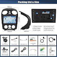 Vista 9 de 4+64G Android 15 Estéreo de coche para VW Beetle 2004-2010 con Carplay inalámbrico Android Auto, 9 pulgadas 1280 * 720P IPS pantalla táctil