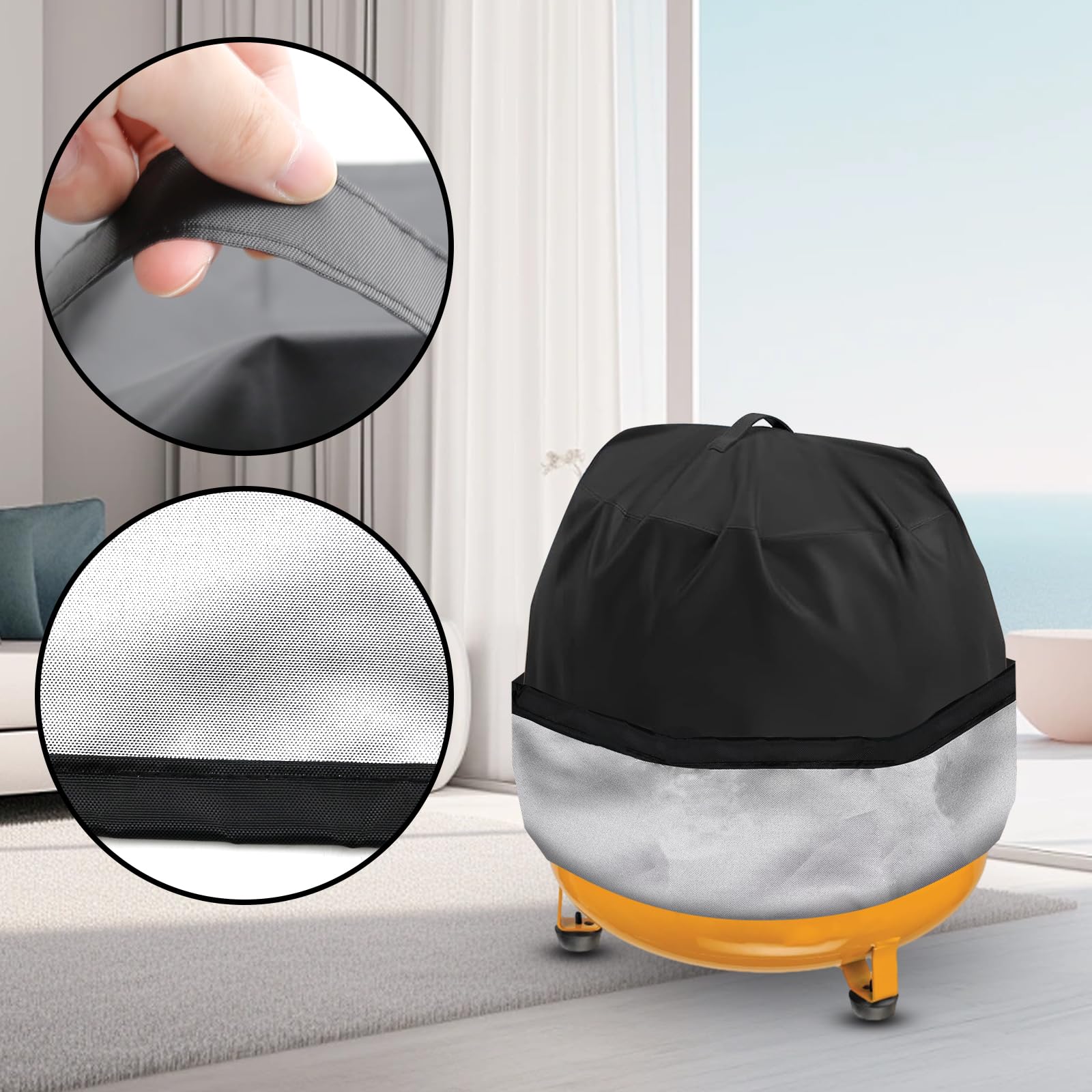 Pancake Air Compressor Cover - 6 Gallon Dustproof -6