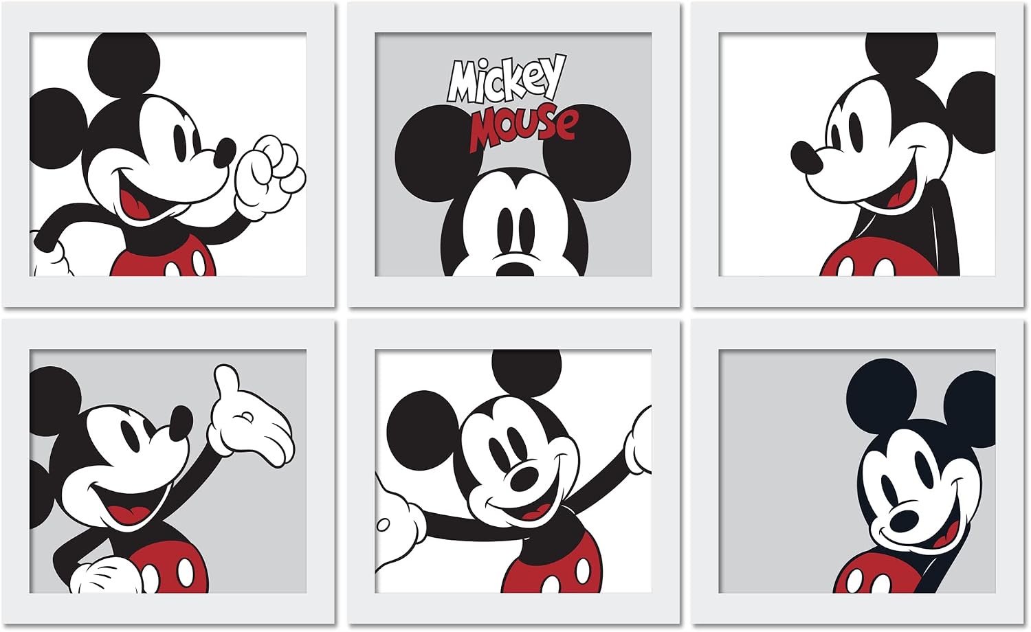 Lambs & Ivy Disney Baby Mickey Mouse Unframed Nursery/Child Wall Art